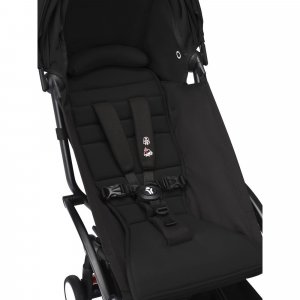 Poussette duo yoyo 3 pack 6+ et siège auto aton b2 black - chassis noir - noir Stokke