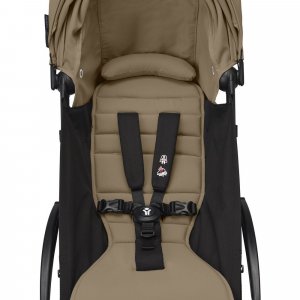 Poussette complète yoyo 3 châssis blanc pack 0+ et 6+ toffee Stokke