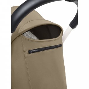 Poussette complète yoyo 3 châssis blanc pack 0+ et 6+ toffee Stokke