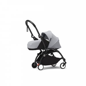 Poussette complète yoyo 3 châssis noir pack 0+ et 6+ stone Stokke