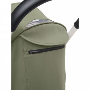 Poussette complète yoyo 3 châssis blanc pack 0+ et 6+ olive Stokke