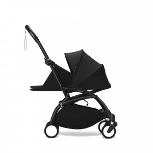 Poussette complète yoyo 3 châssis noir pack 0+ et 6+ noir Stokke