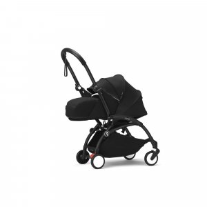 Poussette complète yoyo 3 châssis noir pack 0+ et 6+ noir Stokke