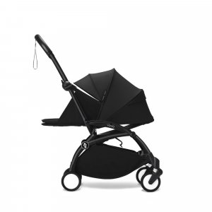 Poussette complète yoyo 3 châssis noir pack 0+ et 6+ noir Stokke