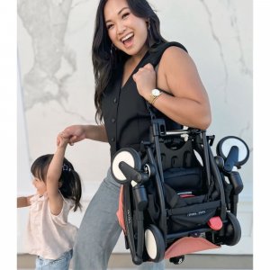 Poussette complète yoyo 3 châssis noir pack 0+ et 6+ ginger Stokke