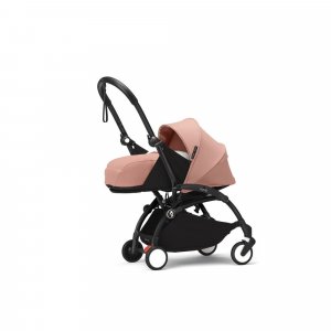 Poussette complète yoyo 3 châssis noir pack 0+ et 6+ ginger Stokke