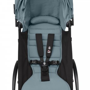 Poussette complète yoyo 3 châssis noir pack 0+ et 6+ aqua Stokke