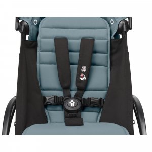 Poussette complète yoyo 3 châssis noir pack 0+ et 6+ aqua Stokke