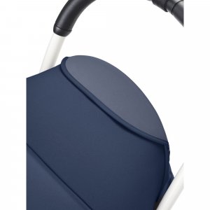 Poussette complète yoyo 3 châssis blanc pack 0+ et 6+ bleu air france Stokke