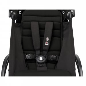 Poussette duo yoyo 3 - châssis noir pack 6+ et nacelle noir Stokke