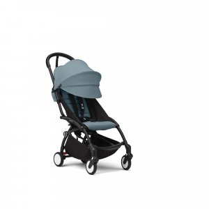 Poussette duo yoyo 3 - châssis noir + nacelle Stokke