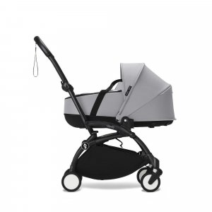 Poussette duo yoyo 3 - châssis noir + nacelle Stokke
