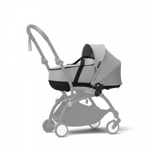 Poussette duo yoyo 3 - châssis noir + nacelle Stokke