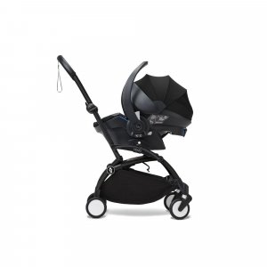 Poussette duo yoyo 3 - châssis noir pack 6+ et siège auto izi go modular x2 by besafe noir Stokke