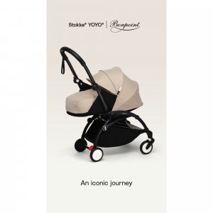 Poussette complète yoyo 3 châssis blanc pack 0+ et 6+ bonpoint Stokke