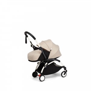 Poussette complète yoyo 3 châssis blanc pack 0+ et 6+ bonpoint Stokke