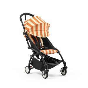 Poussette duo yoyo 3 pack 6+ et siège auto pebble 360 pro² - chassis noir - capri Stokke