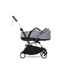 Poussette trio yoyo 3 - châssis blanc pack 6+ siège auto izi go modular x2 by besafe + nacelle stone Stokke