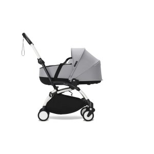 Poussette trio yoyo 3 - châssis blanc pack 6+ siège auto izi go modular x2 by besafe + nacelle stone Stokke