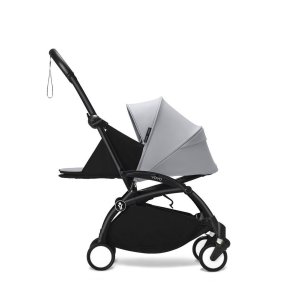 Poussette trio yoyo 3 - châssis noir pack 0+ & 6+ stone + siège auto izi go modular x2 by besafe Stokke