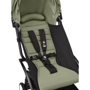 Poussette trio yoyo 3 - châssis noir pack 0+ & 6+ olive + siège auto izi go modular x2 by besafe Stokke