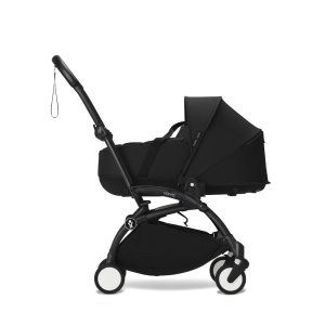 Poussette trio yoyo 3 - châssis noir pack 6+ siège auto izi go modular x2 by besafe + nacelle noir Stokke