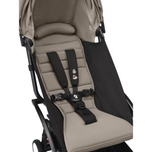 Poussette trio yoyo 3 - châssis blanc pack 0+ & 6+ taupe + siège auto izi go modular x2 by besafe Stokke