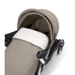 Poussette trio yoyo 3 pack 0+ & 6+ + siège auto cloud t black - châssis noir - taupe Stokke