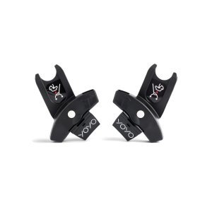 Poussette trio yoyo 3 pack 0+ & 6+ + siège auto cloud t black - châssis noir - léopard / noir Stokke