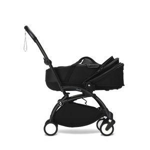 Poussette trio yoyo 3 - châssis noir pack 6+ siège auto izi go modular x2 by besafe + nacelle léopard / noir Stokke