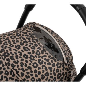 Poussette trio yoyo 3 pack 6+ et siège auto cloud g black + nacelle yoyo - chassis noir - leopard / noir Stokke