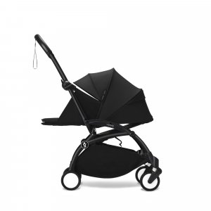 Poussette trio yoyo 3 pack 0+ & 6+ + siège auto cloud t plus black - châssis blanc - capri / noir Stokke
