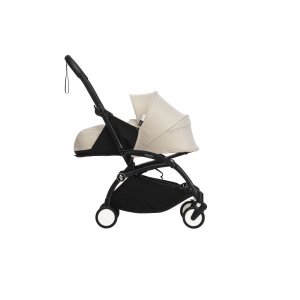 Poussette trio yoyo 3 pack 0+ & 6+ + siège auto cloud t plus beige - châssis blanc - bonpoint Stokke