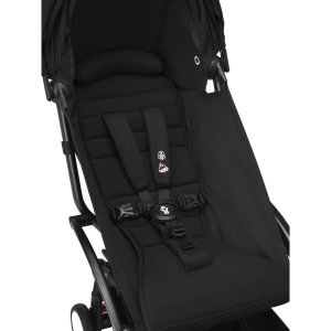 Poussette trio yoyo 3 pack 0+ & 6+ et siège auto aton b2 black - châssis noir - noir Stokke