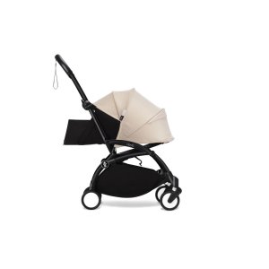 Poussette trio yoyo 3 pack 0+ & 6+ + siège auto cloud t black - châssis blanc - bonpoint Stokke
