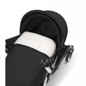 Poussette trio yoyo 3 pack 0+ & 6+ + siège auto cloud t plus black - châssis blanc - noir Stokke