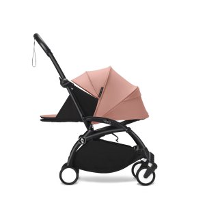Poussette trio yoyo 3 pack 0+ & 6+ + siège auto cloud t black - châssis blanc - ginger Stokke