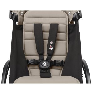 Poussette trio yoyo 3 - châssis noir pack 0+ & 6+ taupe + siège auto izi go modular x2 by besafe Stokke