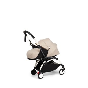 Poussette trio yoyo 3 - châssis blanc pack 0+ & 6+ bonpoint + siège auto izi go modular x2 by besafe Stokke