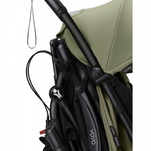Châssis yoyo 3 connect noir avec assise pack 6+ zebra - wild collection Stokke