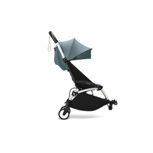 Châssis yoyo 3 connect blanc avec assise pack 6+ aqua Stokke