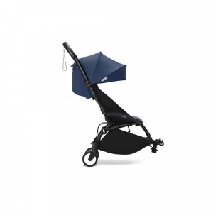 Châssis yoyo 3 connect noir avec assise pack 6+ bleu air france Stokke