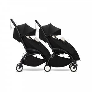Châssis yoyo 3 connect noir avec assise pack 6+ noir Stokke