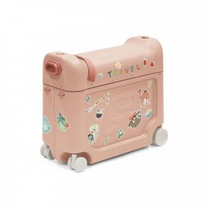 Valise avion pour enfant bed box 2.0 jetkids coral pink Stokke