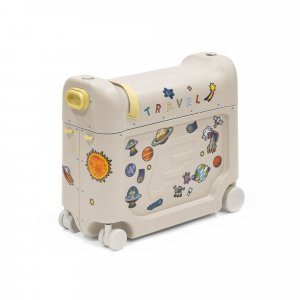Valise avion pour enfant bed box 2.0 jetkids moonglow white Stokke