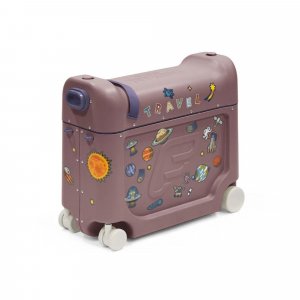Valise avion pour enfant bed box 2.0 jetkids hazy lilac Stokke