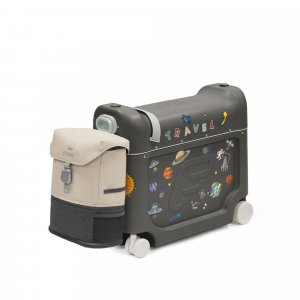 Pack jetkids sac à dos enfant + valise bedbox 2.0 midnight grey Stokke