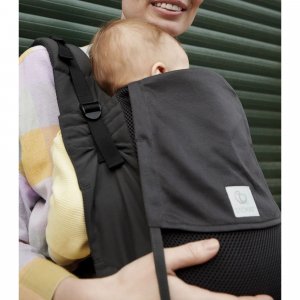 Porte bébé limas en tissu mesh anthracite Stokke