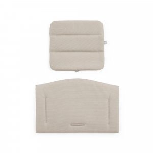 Pack chaise haute tripp trapp avec son baby set et son coussin naturel Stokke
