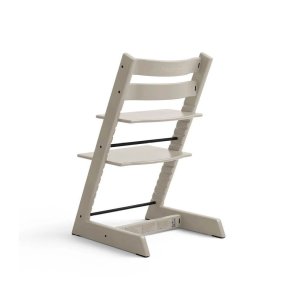 Pack chaise haute tripp trapp avec son baby set et sa tablette cashmere grey Stokke